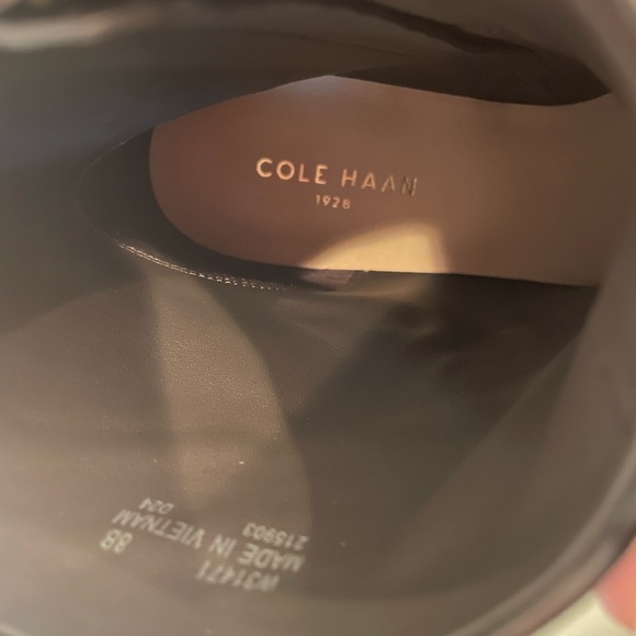 Cole Haan, Gemma Ankle Boots, Sz 8, Dark Brown Croc-Embossed. Worn one time. - Picture 9 of 9